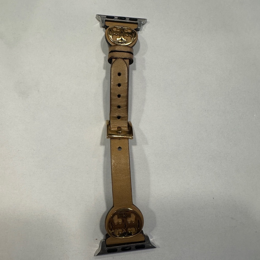 Tory Burch Tan Leather Wristband